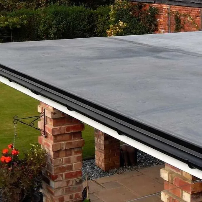 Rubber flat roofing installation in Chippenham Rubber flat roofing installation in Chippenham