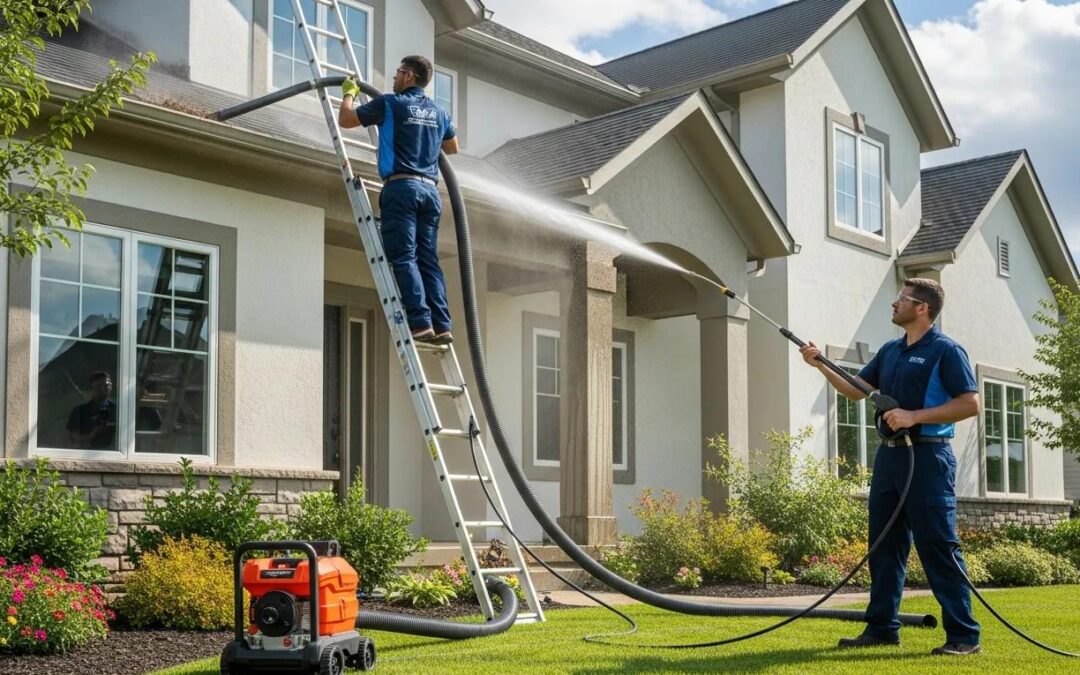 gutter cleaning pressure washing